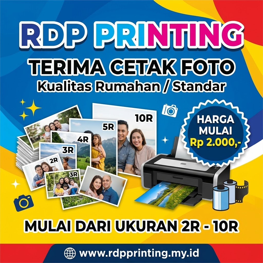 Cetak Foto Kualitas Standart 2R-10RS