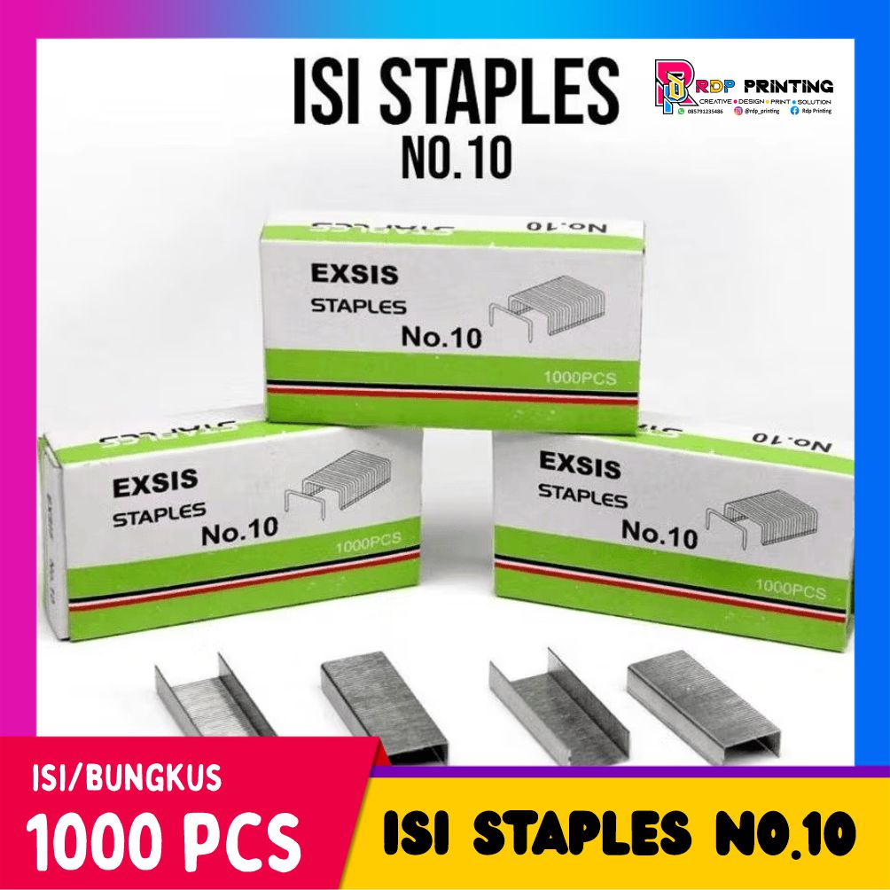 Refil Isi Staples No. 10