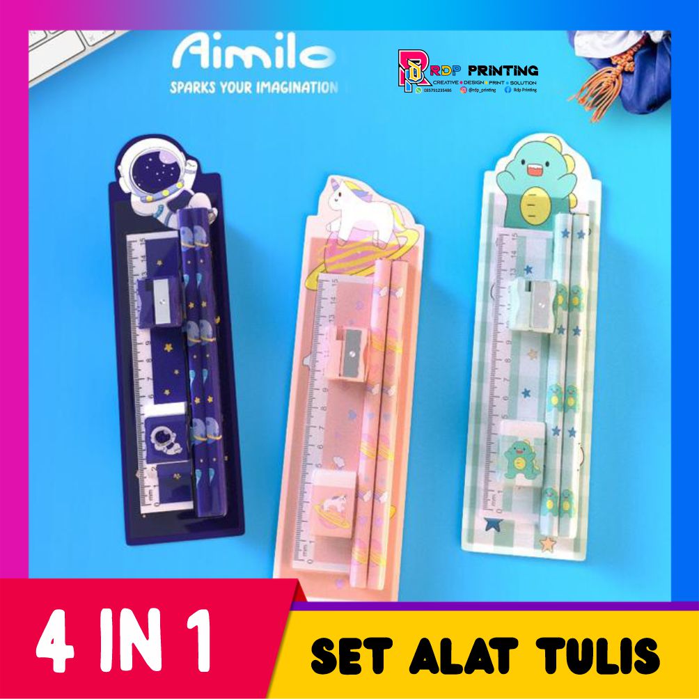 Set Alat Tulis 4 in 1