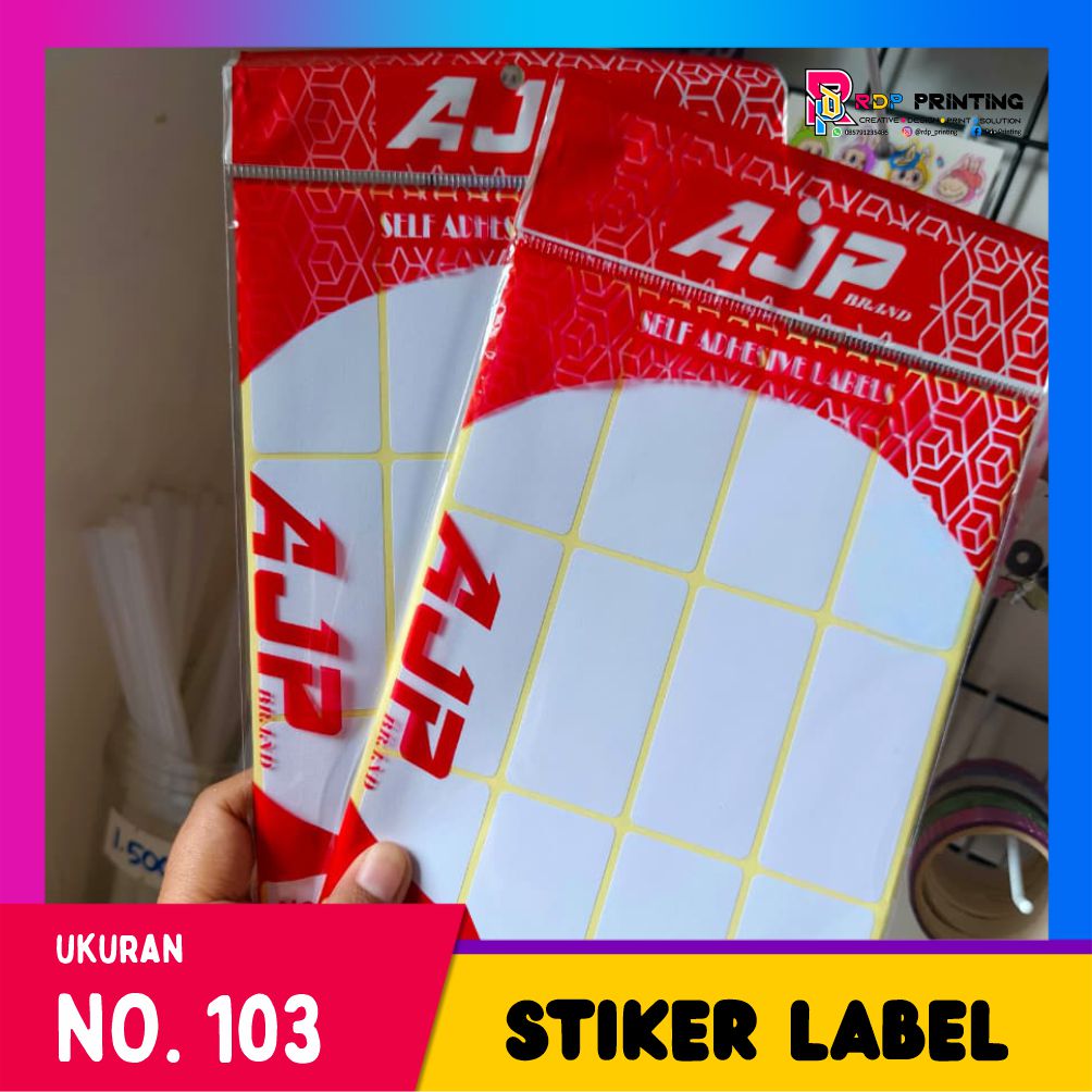 Stiker Label No.103