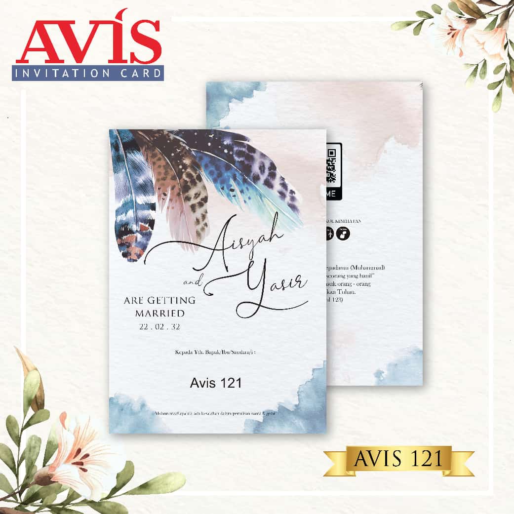 Undangan Avis 121-122