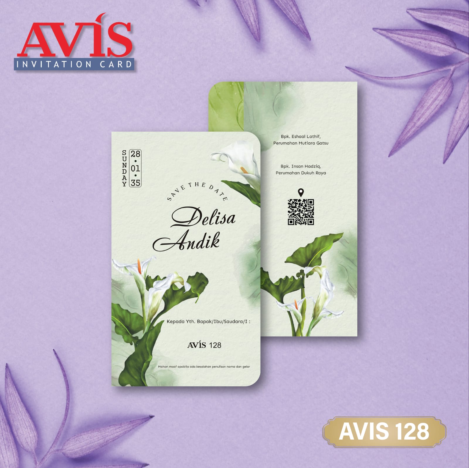 Undangan Avis 128-130