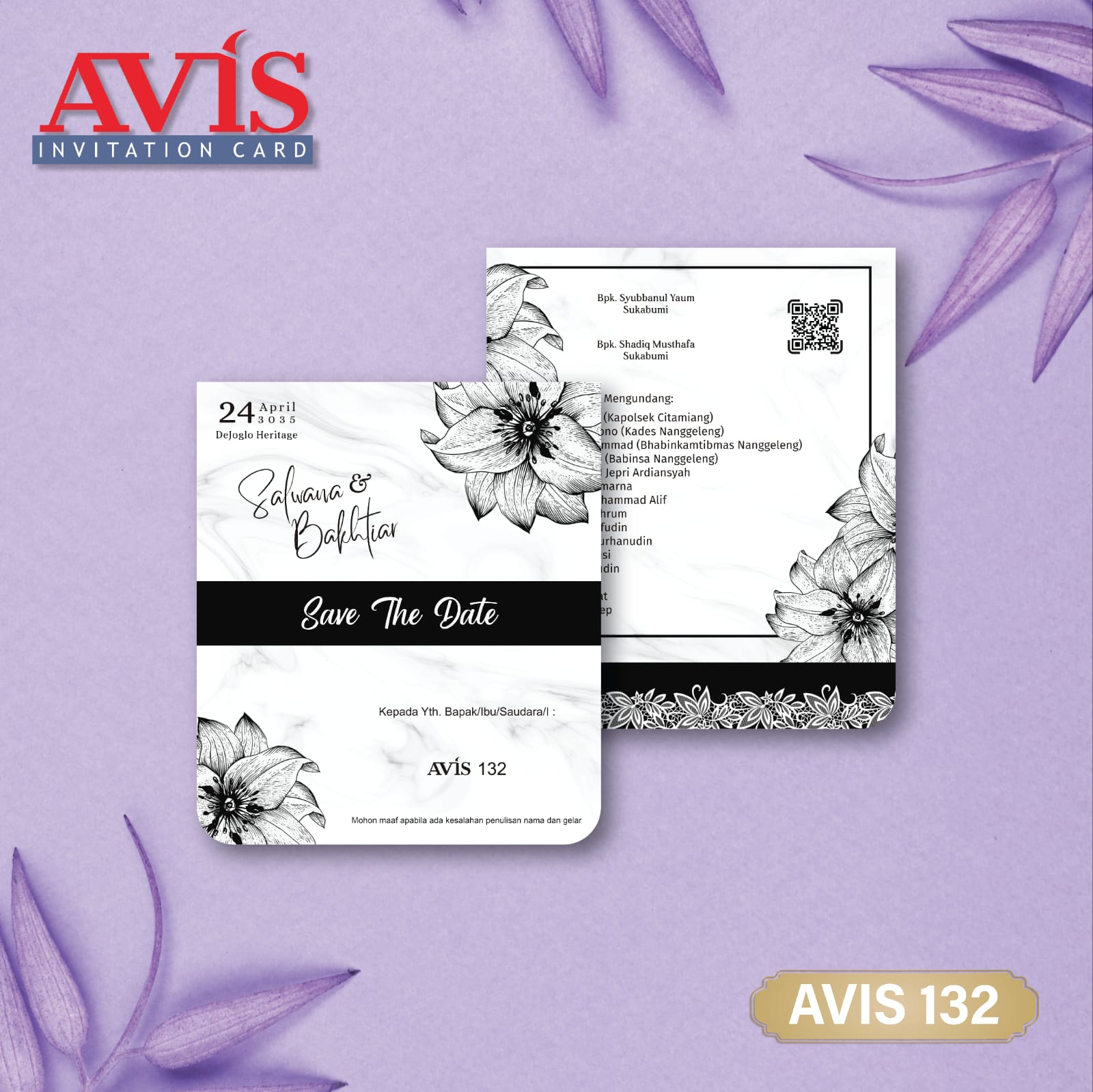 Undangan Avis 131-132