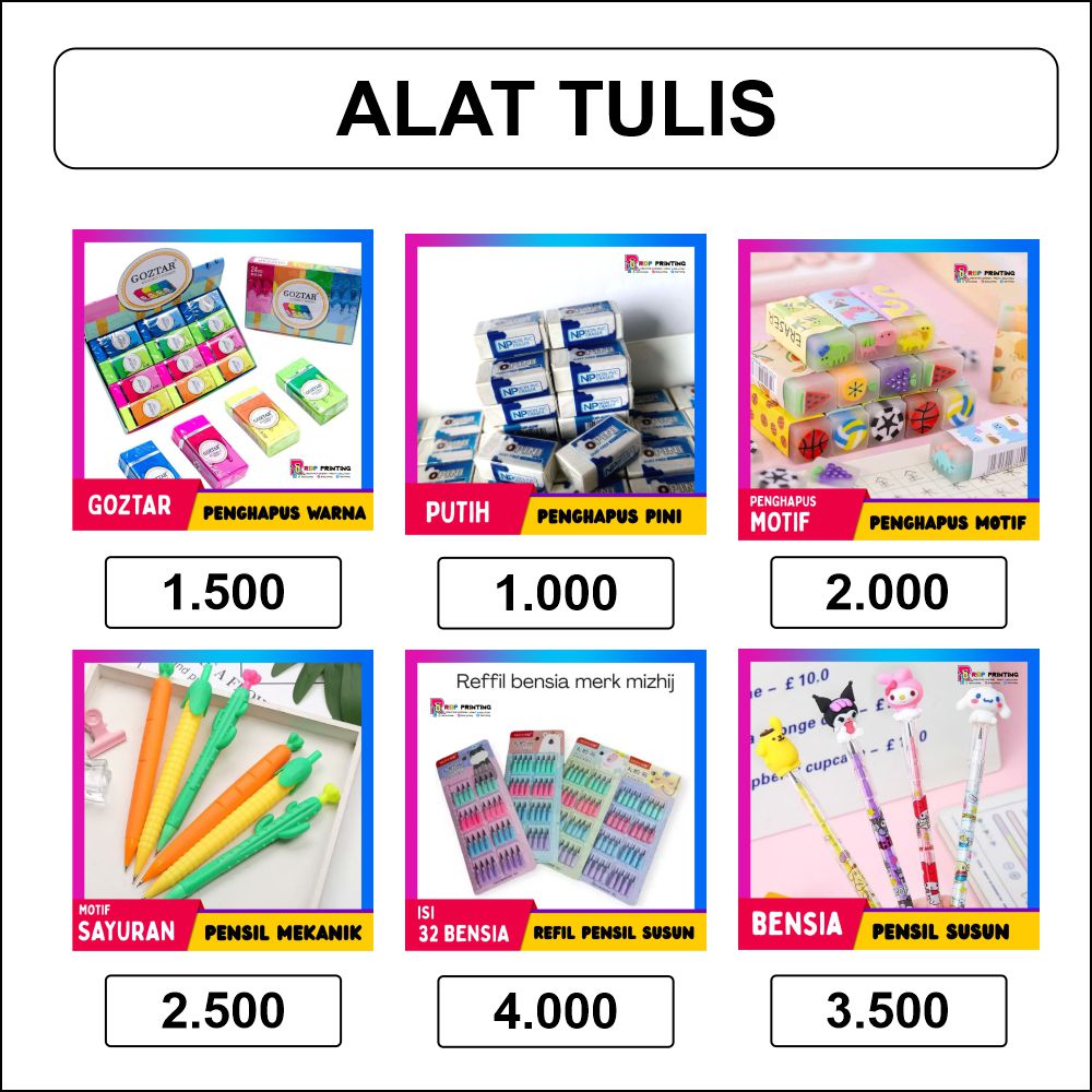 Alat Tulis Sekolah