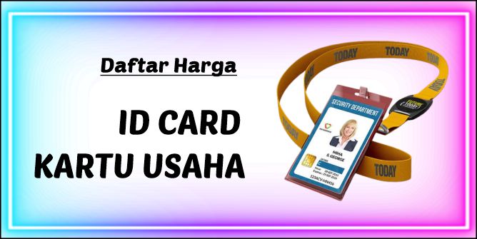 Price List Id Card