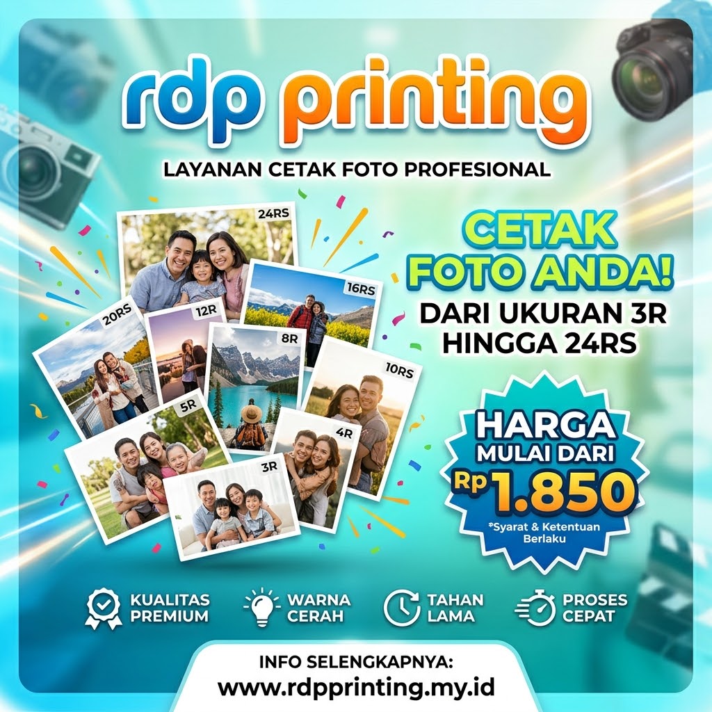 Cetak Foto Kualitas Premium 3R-24RS