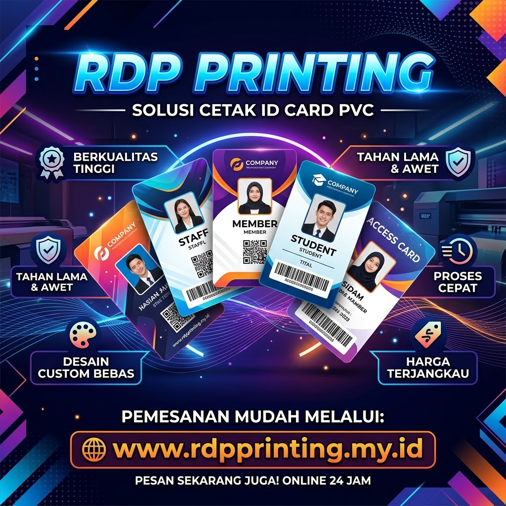 Cetak Kartu Identitas/ID Card (PVC)