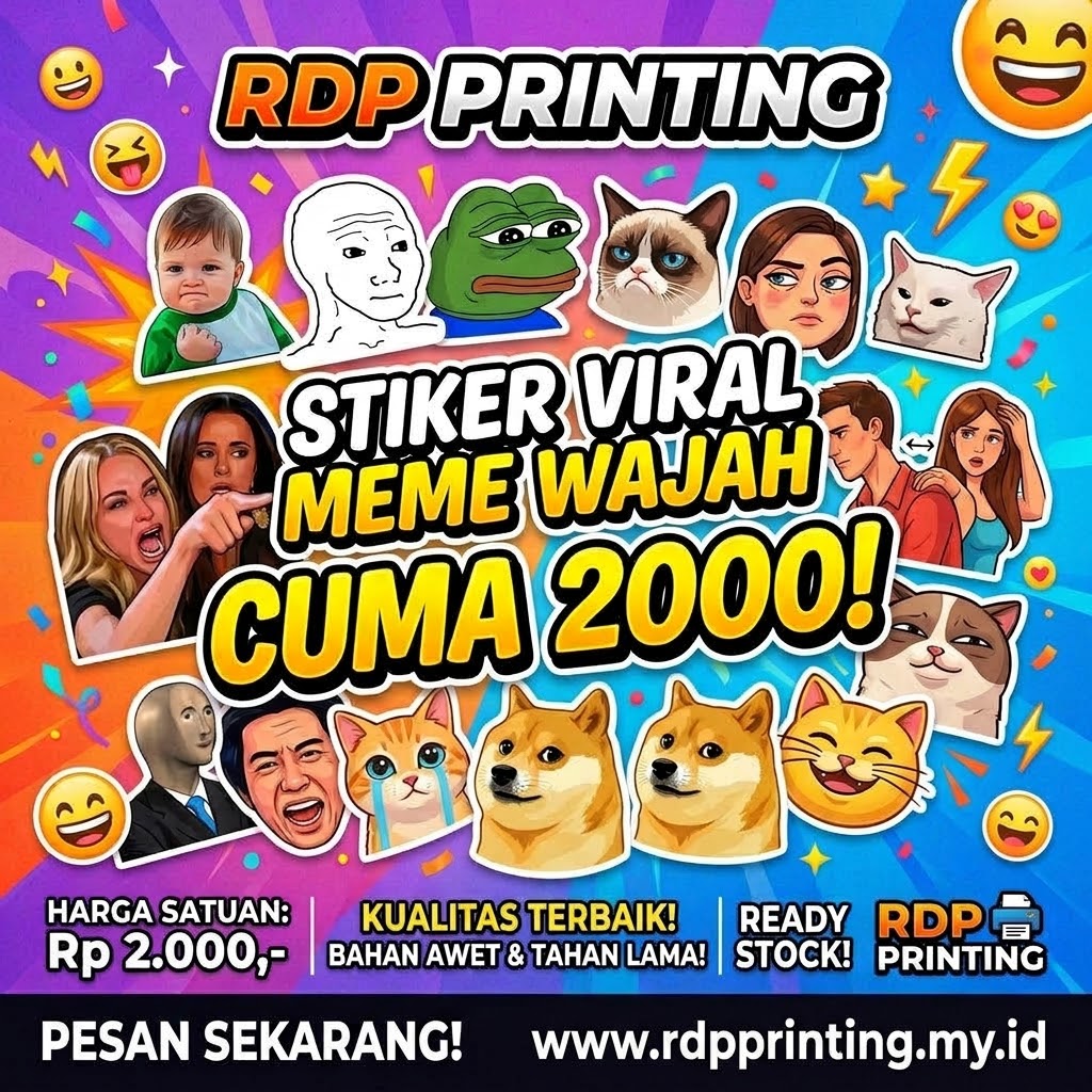 Stiker Viral Custom (Free Desain)