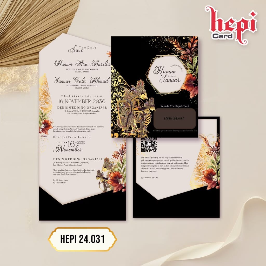 Cetak Undangan Pernikahan | Hepi 24.031-035